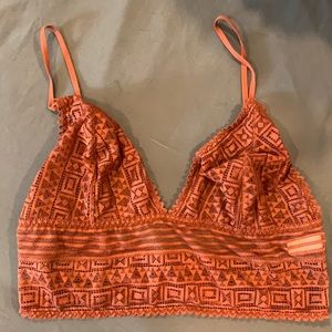 Orange/red bralette
